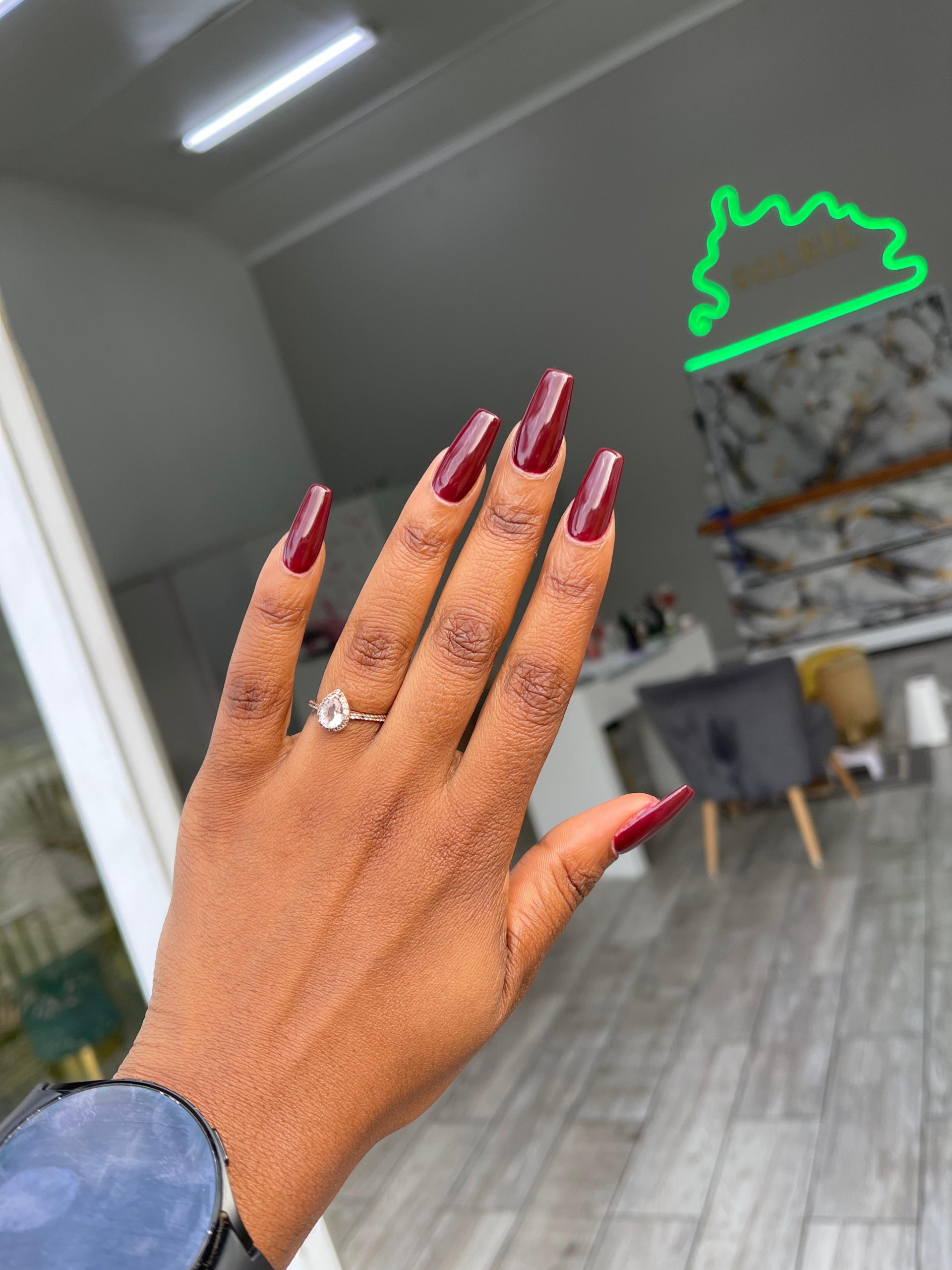 SOLEIL by Dion nail art close-up in Fourways, Sandton